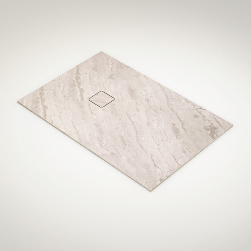 Receveur 80x120,Marbre, Cappucino, Lake