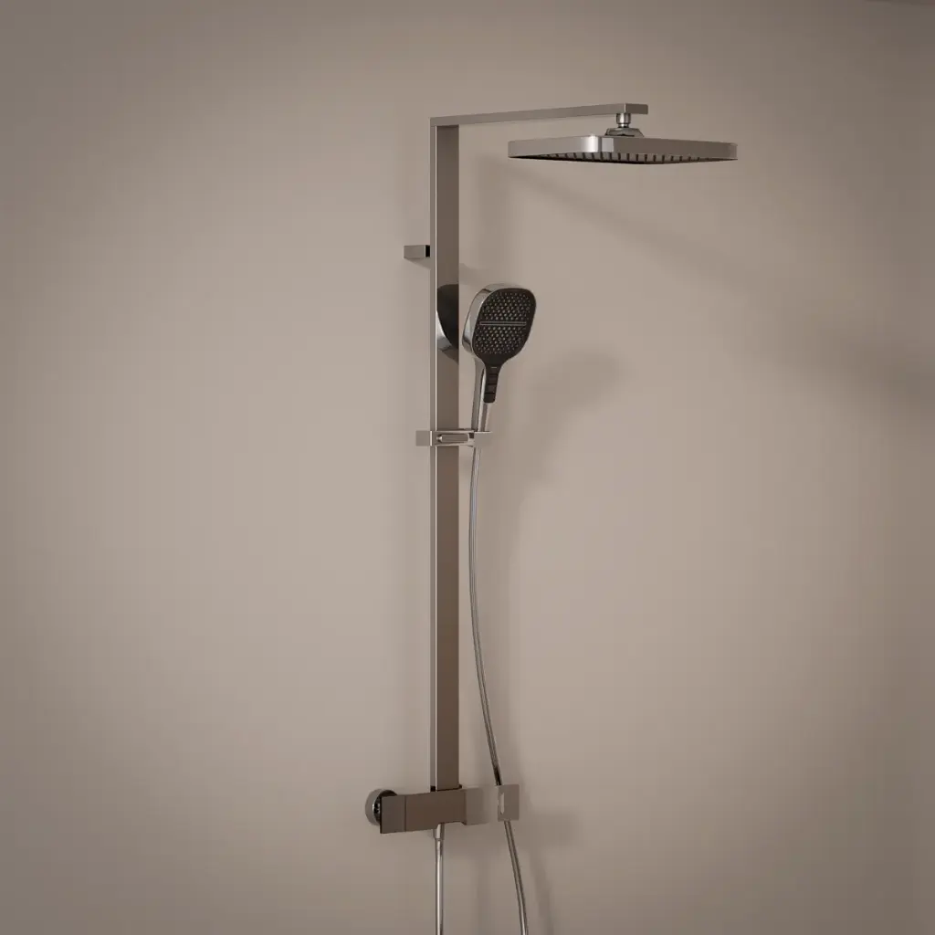 Colonne de douche avec mitigeur mécanique, chrome, Slim, Concorde