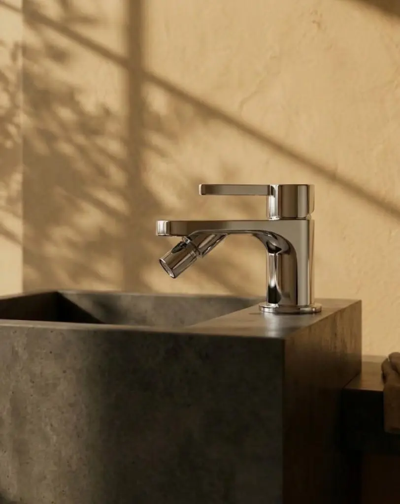 Mitigeur Bidet Monocommande, chromé, Infinity Flow Stick