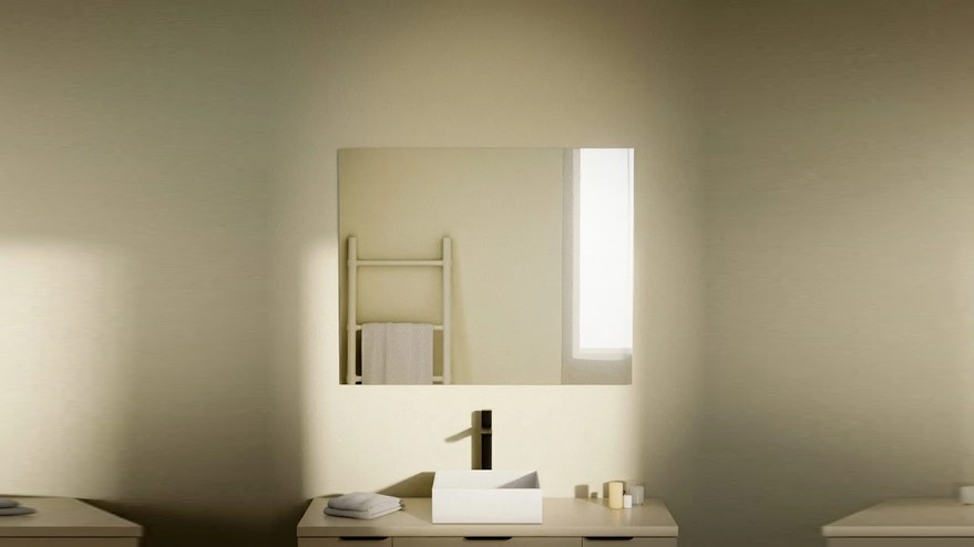 Miroir salle de bain 100X80 cm, Reflect