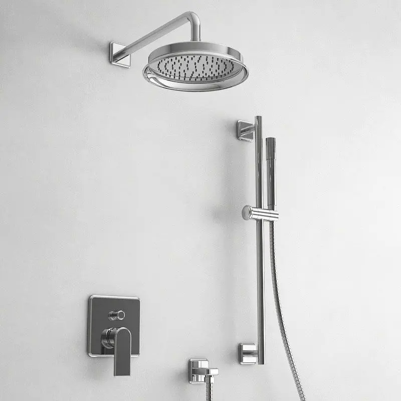 Pack douche à encastrer mitigeur, chromé, Monceau