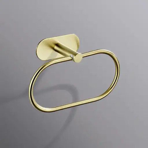 Anneau Porte-serviette, adhésif Sansvis, 4 couleurs