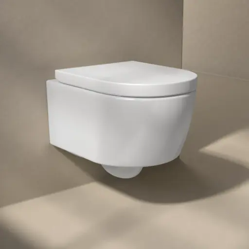 WC suspendu blanc compact, Alto