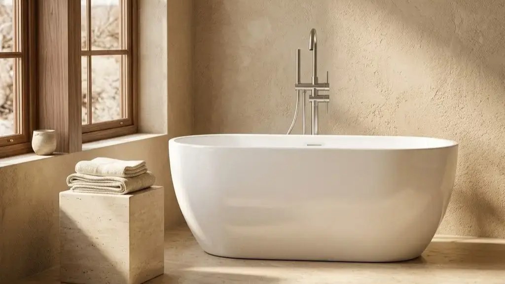 Baignoire îlot ovale, Calipso