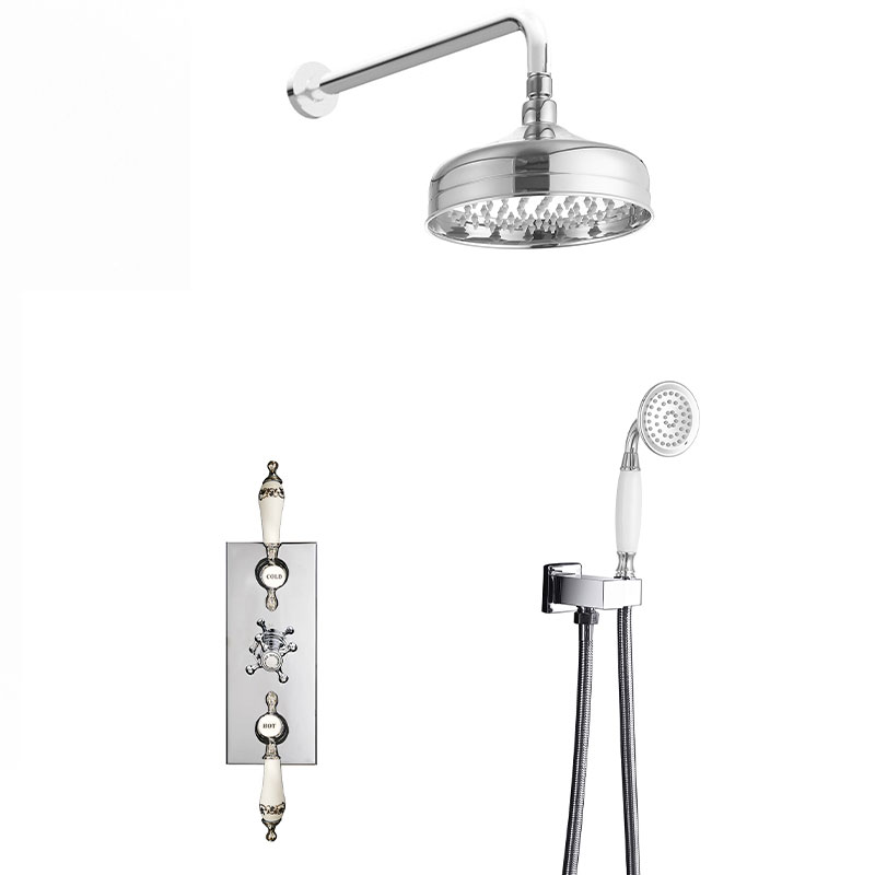 Composition de douche mélangeur chromée, Diana 2