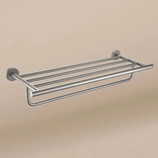 Rack porte-serviettes, inox brossé, Châtelet