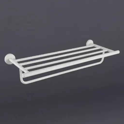 Rack porte-serviettes, blanc mat, Châtelet