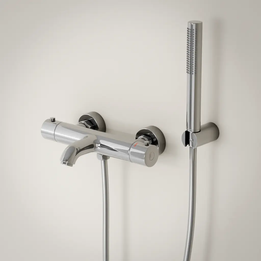 Mitigeur thermostatique bain-douche, chrome, Châtelet