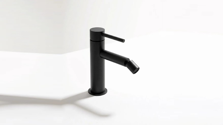 Robinet mitigeur bidet noir brossé, Châtelet III