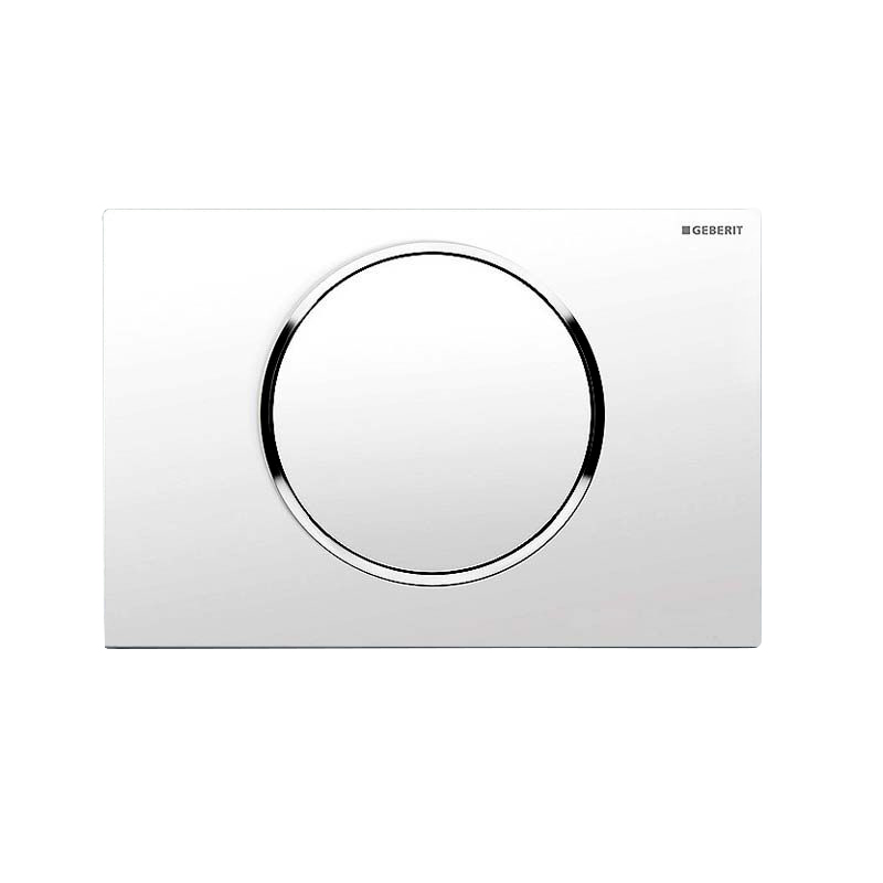 Plaque de déclenchement Geberit Sigma 10 blanc