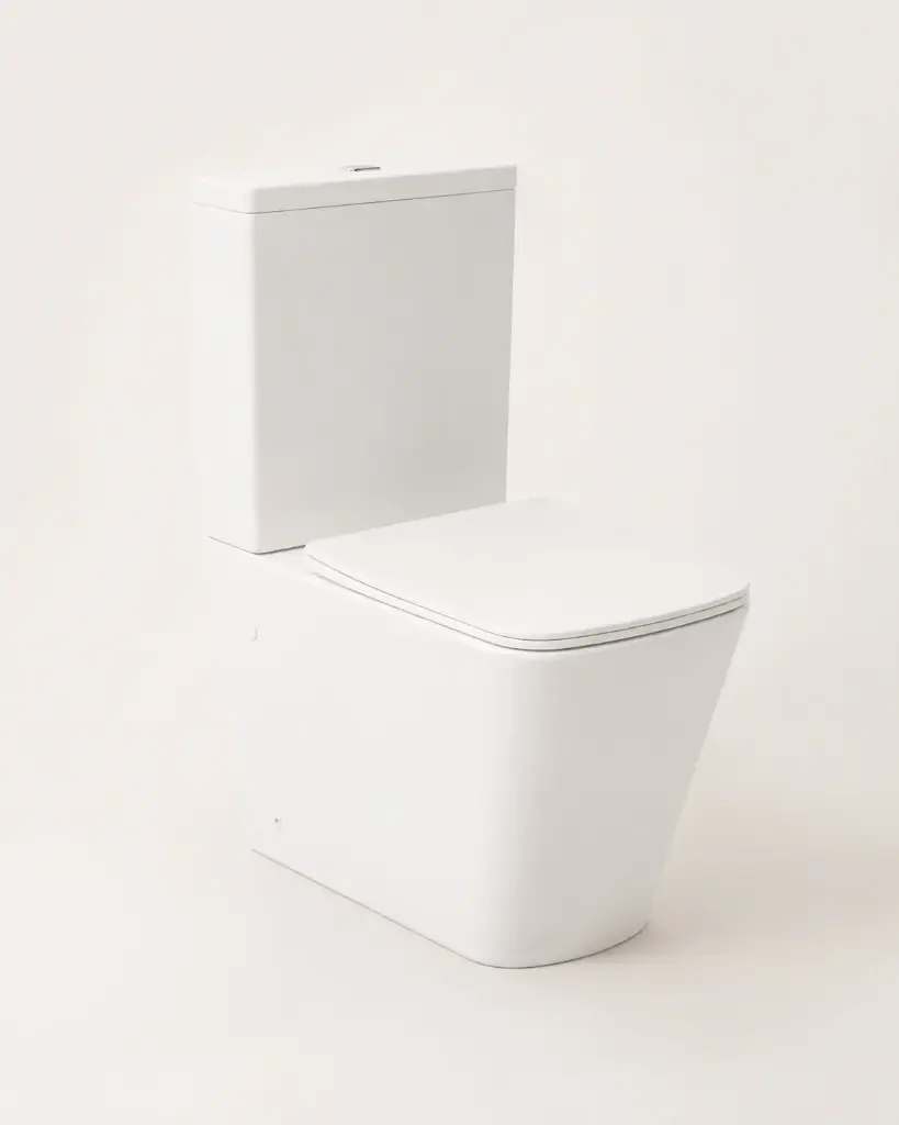 WC à poser, 64x38x83 cm, Blanc mat, Flavio