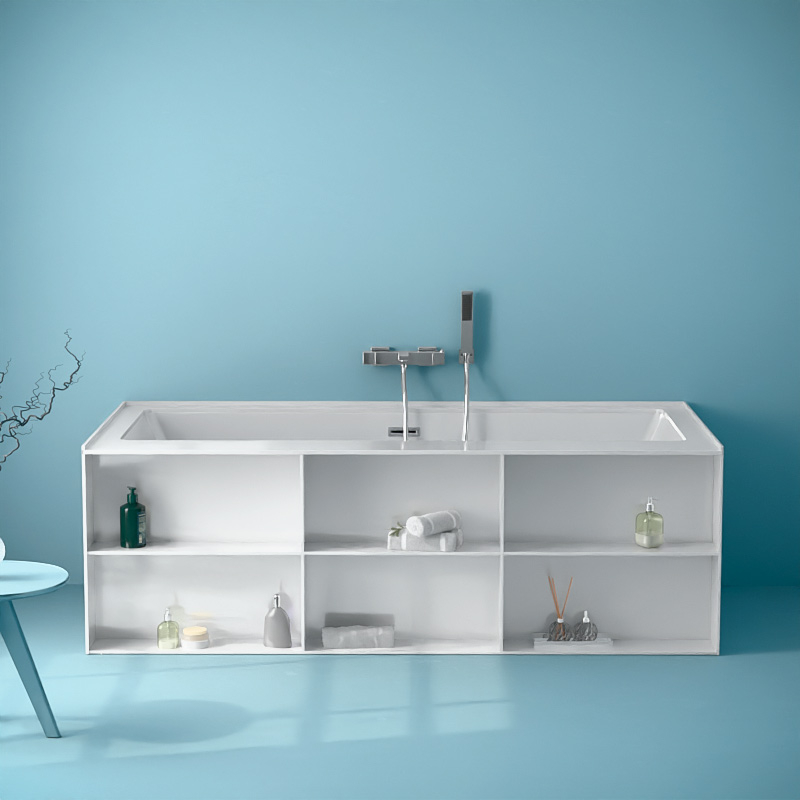 Baignoire îlot rectangulaire, Bibilo