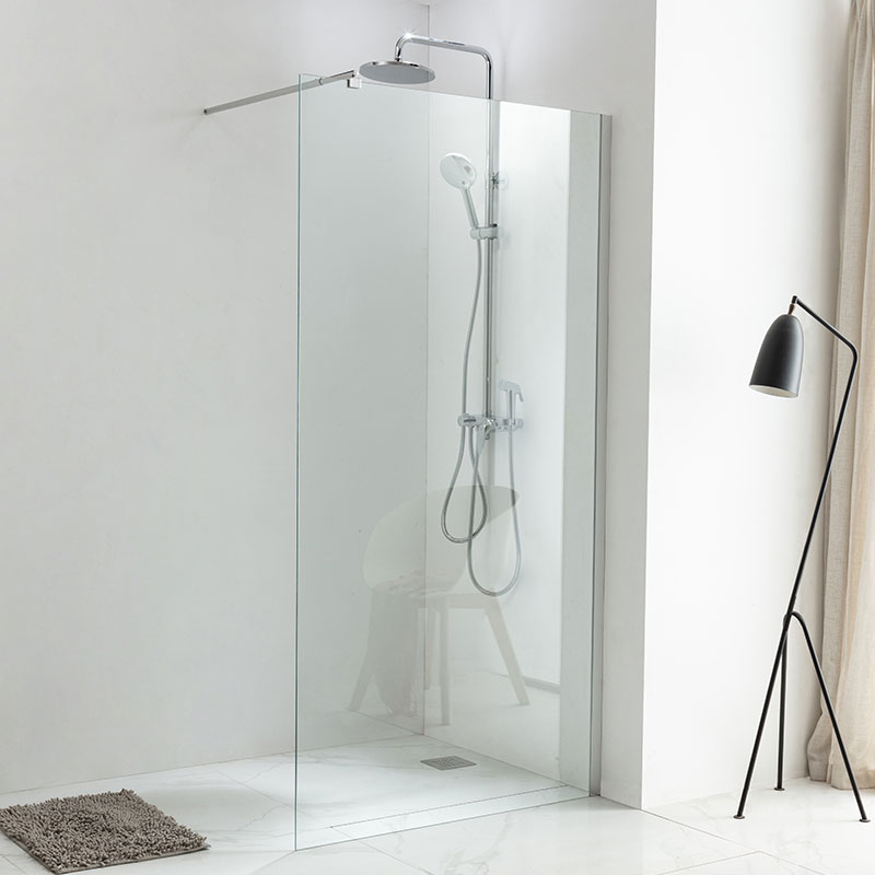 Paroi de douche fixe 60 à 160 cm, profilé chromé, Altea