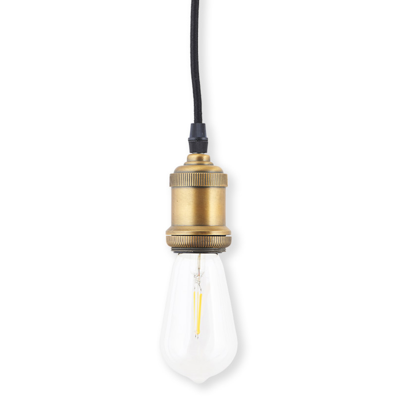 Suspension industrielle douille cuivre avec câble nylon
