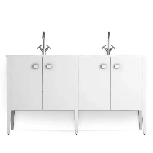 Meuble Touquet 150X45 + Vasque Hermes Solid 151X46