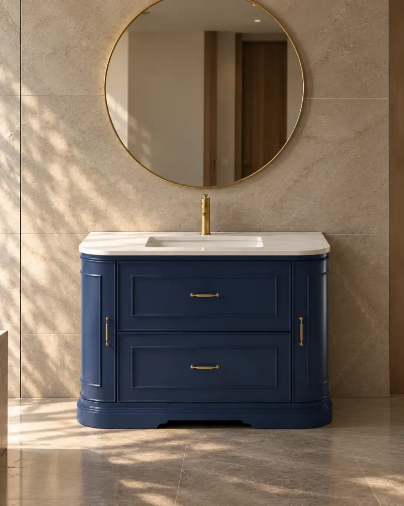 Meuble salle de bain 120 cm, Art Deco
