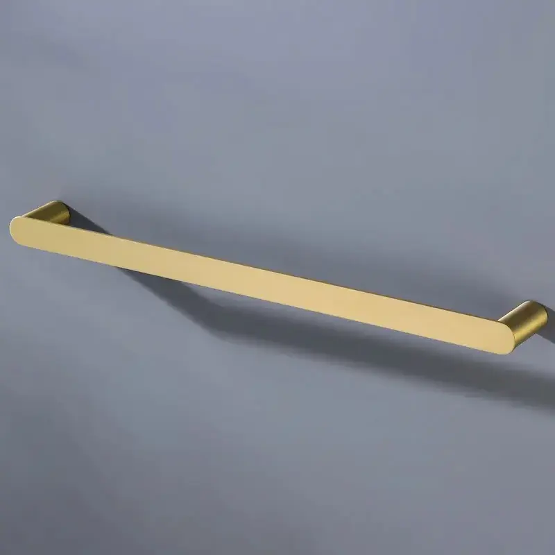 Porte Serviette 59cm Doré Brossé, Deauville  
