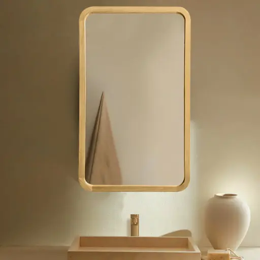 Miroir réversible 60x100cm, cadre Chêne, Yuna