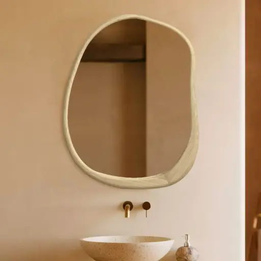 Miroir 70x90cm, cadre Chêne, Organic 