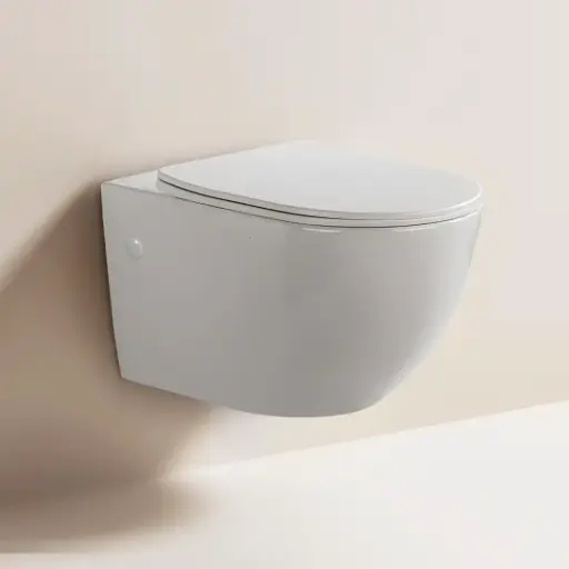 WC suspendu, blanc