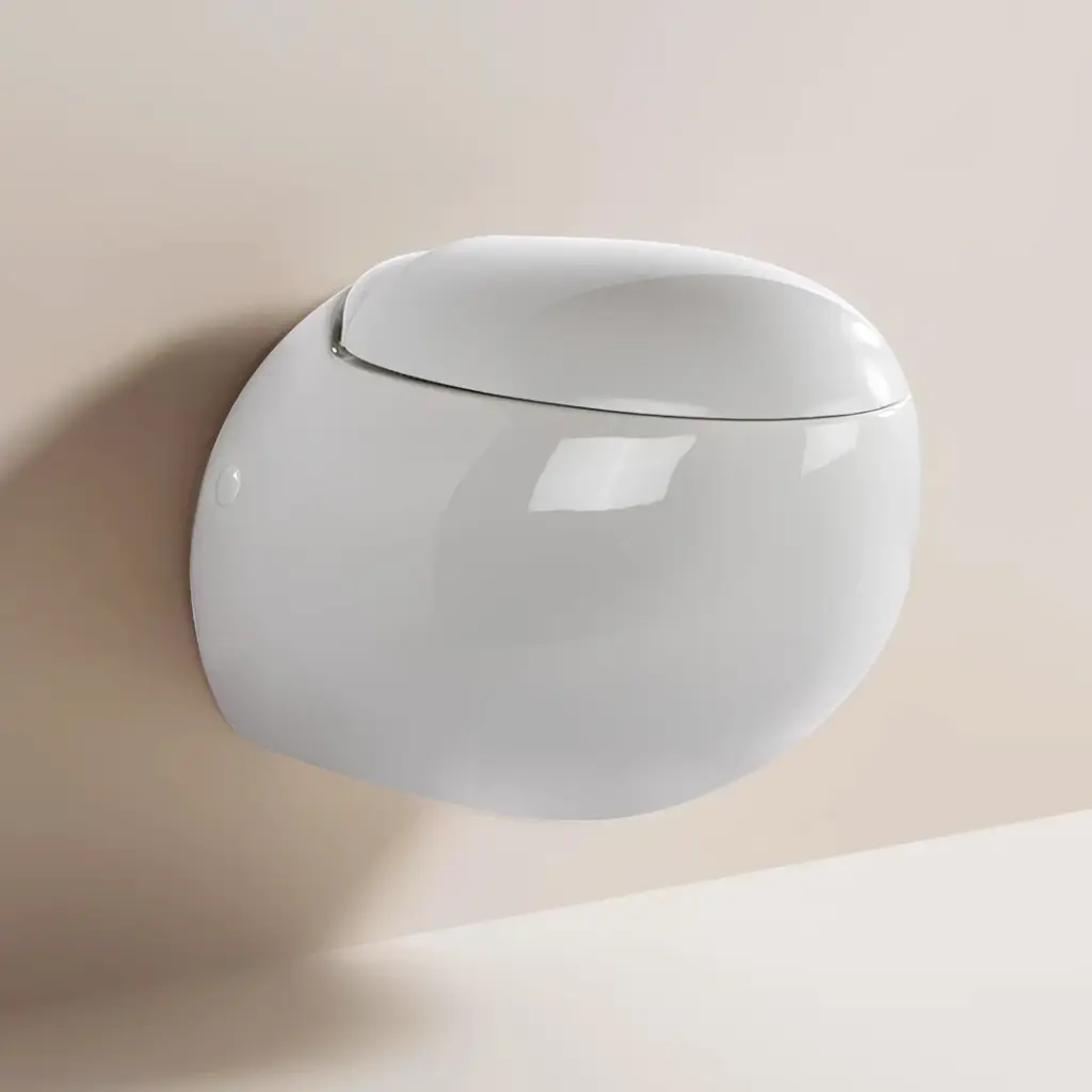 Cuvette suspendue blanc Egg