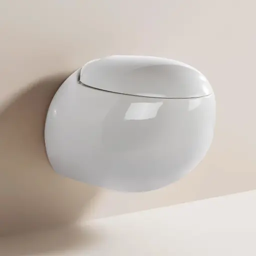 Cuvette suspendue blanc Egg
