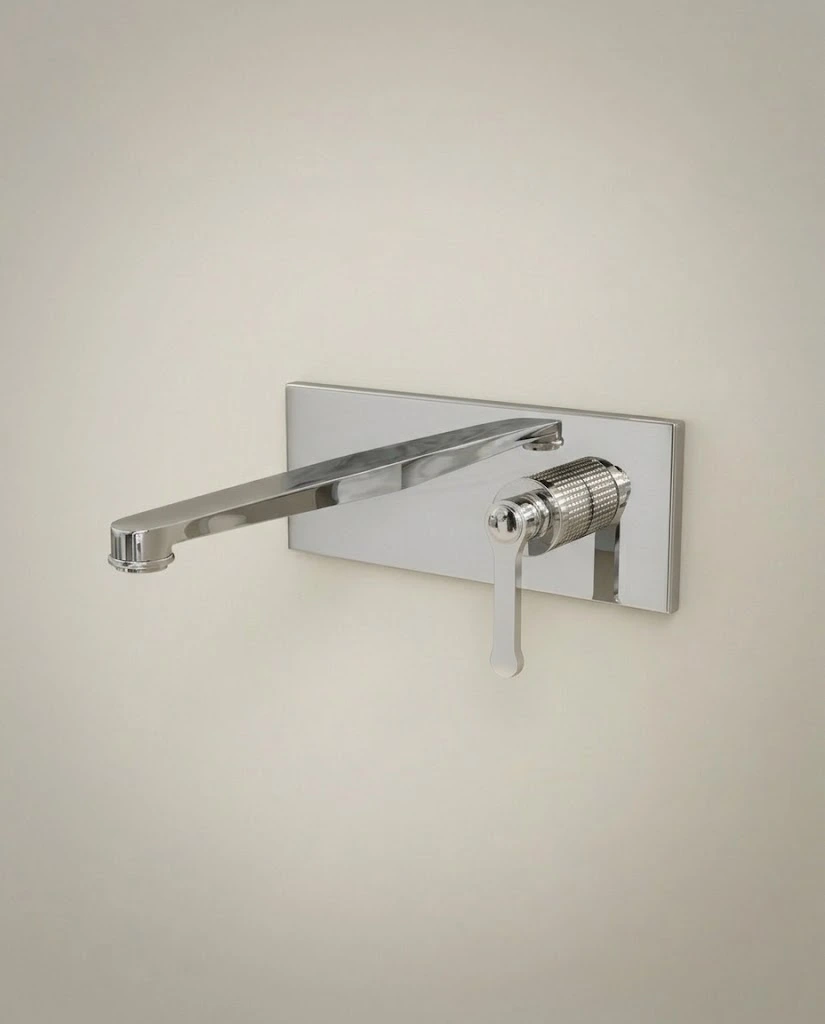 Mitigeur lavabo encastré, Chrome, César 