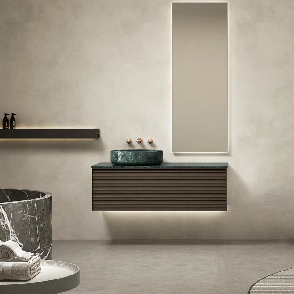 Ensemble complet meuble salle de bain, Verde