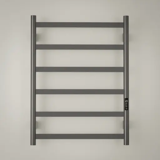 Sèche serviette 57.3x75.4x9.3cm, 140W, Gun métal, Scala