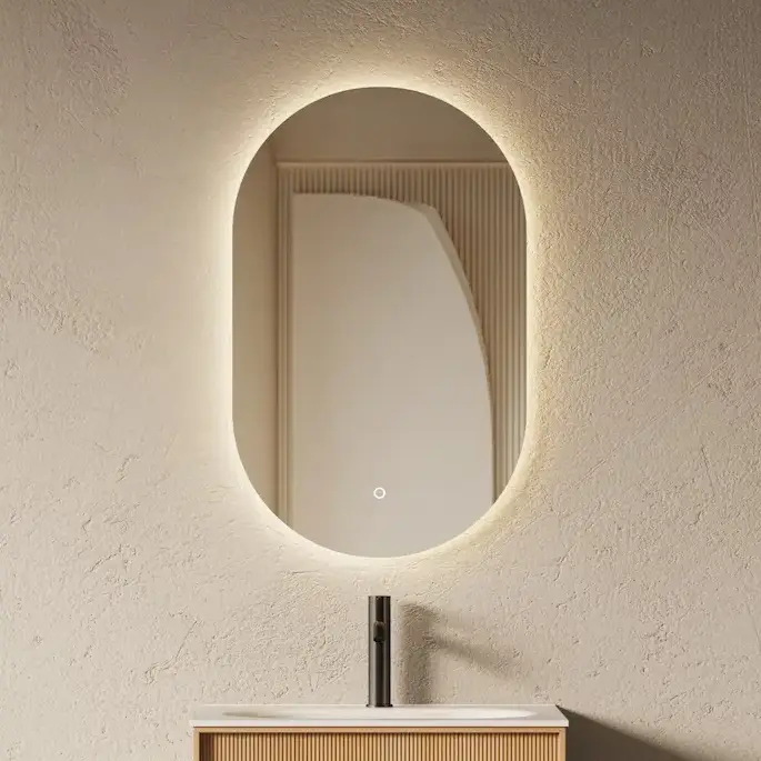 Miroir led avec antibuée 55x90cm, Noa