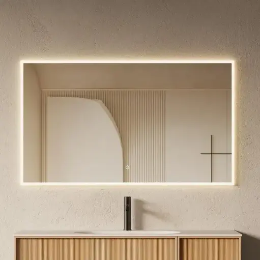 Miroir led avec antibuée 120x70cm, Noa  