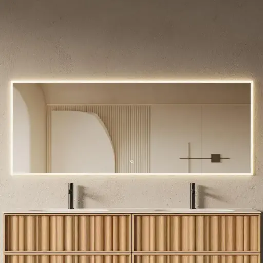 Miroir led avec antibuée 180x70cm, Noa    