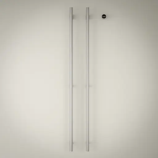 Sèche serviette 90W, Inox brossé, Ondia     