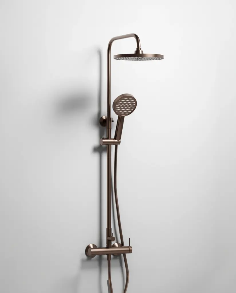 Colonne de douche mitigeur, Café, Madeleine    