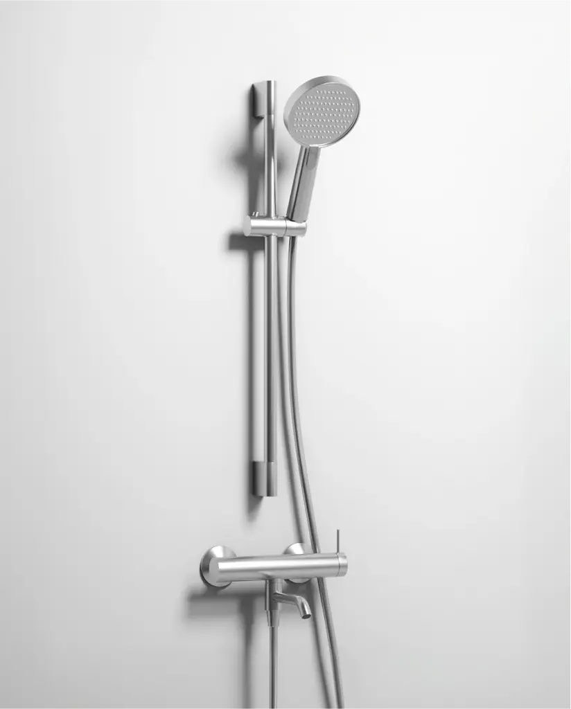 Mitigeur bain douche mitigeur, Silver white, Madeleine         