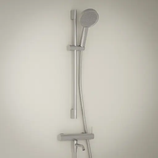 Mitigeur bain douche mitigeur, Silver white, Madeleine         