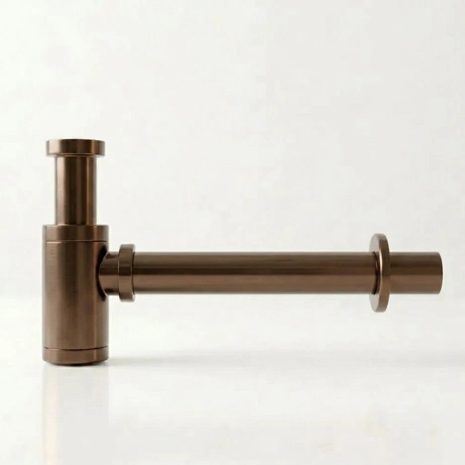 Siphon en inox, finition Café