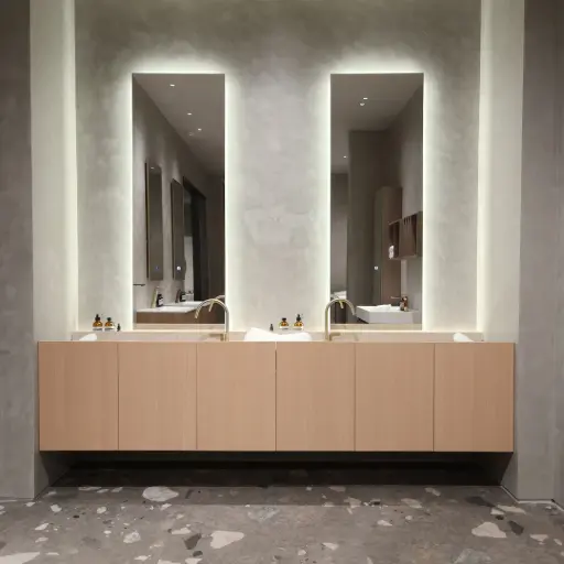 Meuble sur mesure, bois au choix, 600 à 2400mm, Dilongo