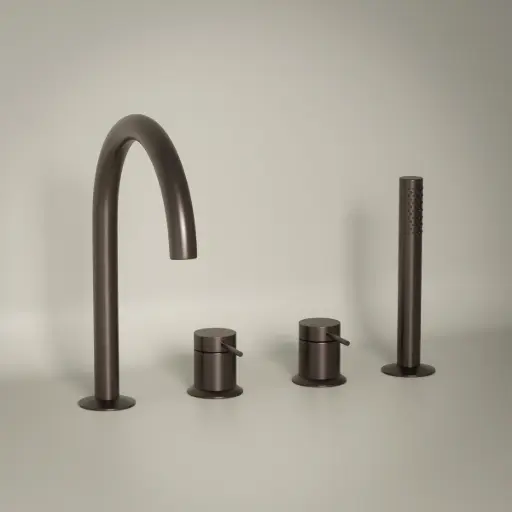 Robinet mitigeur bain-douche de plage, Café, Madeleine            