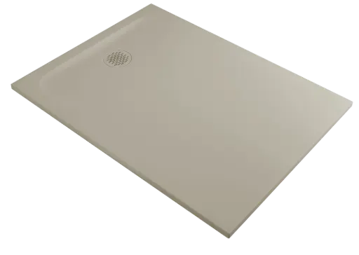 Receveur de douche résine minérale Beige 90 cm - Cotton