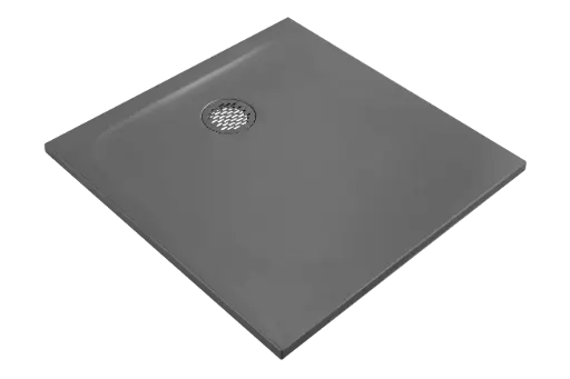 Receveur de douche résine minérale Noir 90 cm - Cotton 