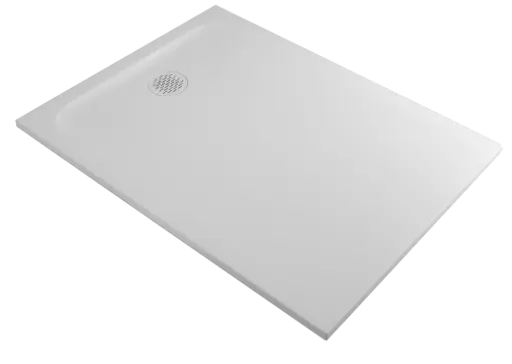 Receveur de douche résine minérale gris 80 cm - Cotton